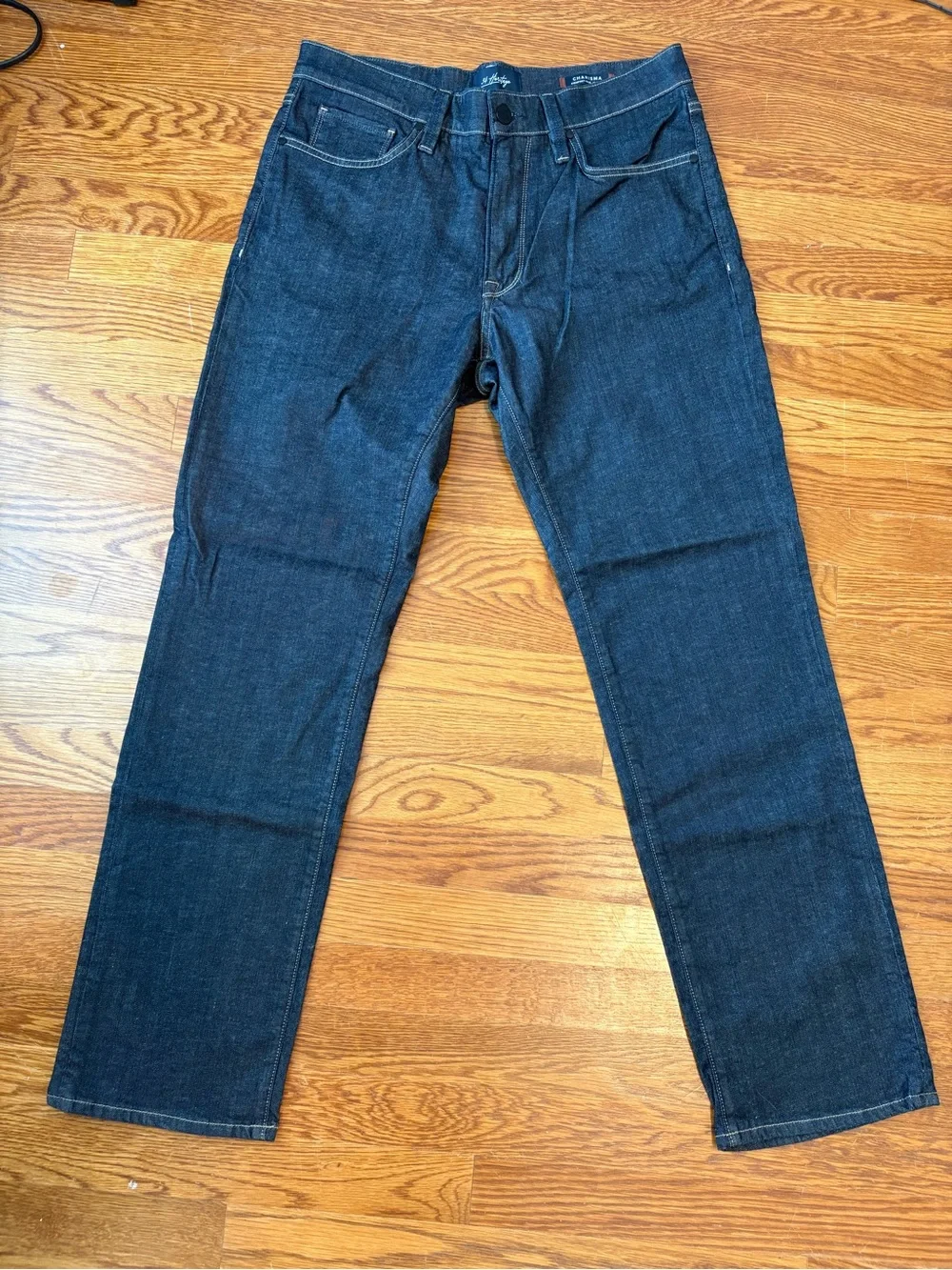 34 Heritage Charisma Jeans Men’s 34x34 Dark Wash Comfort Stretch Straight Leg